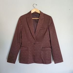 Elie Tahari Square Stitch Blazer Size 10